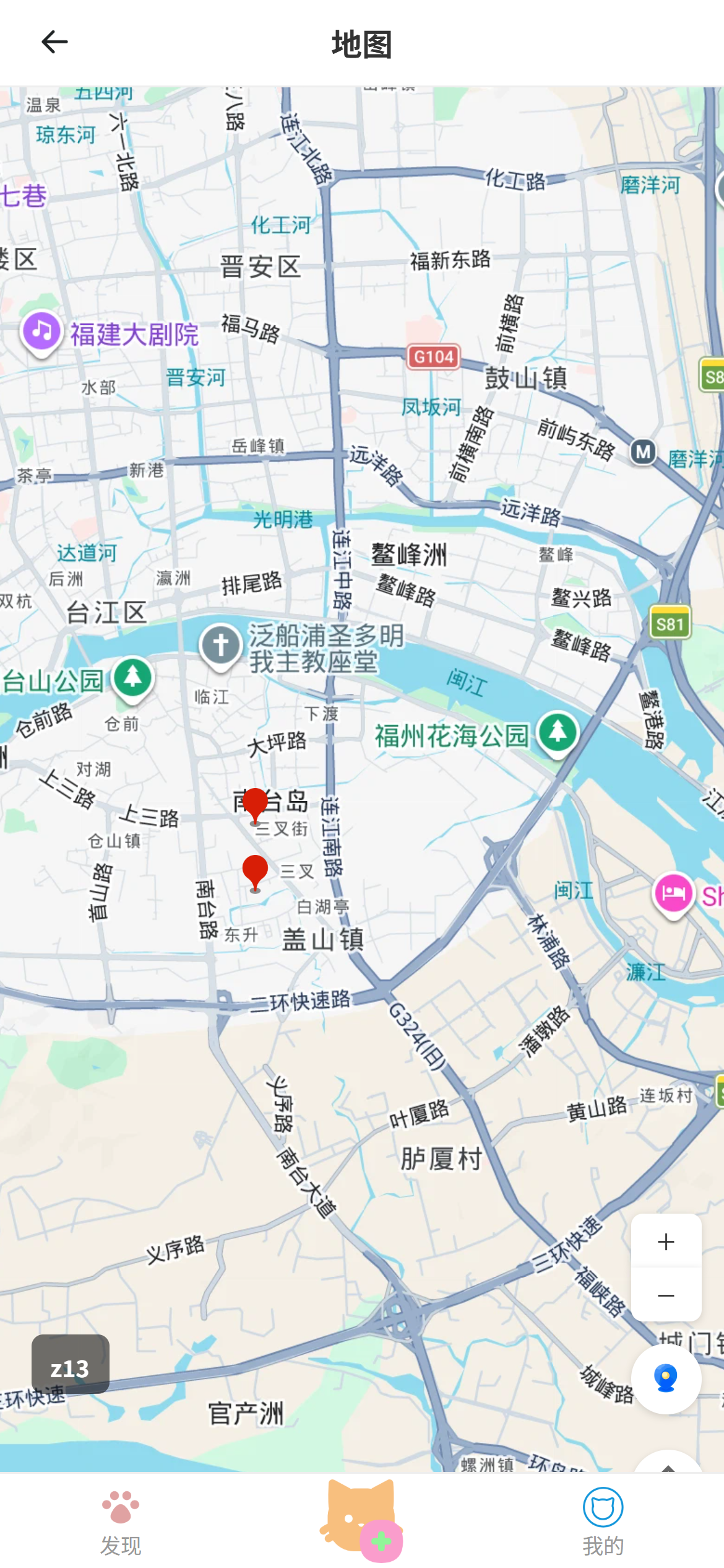 地图页