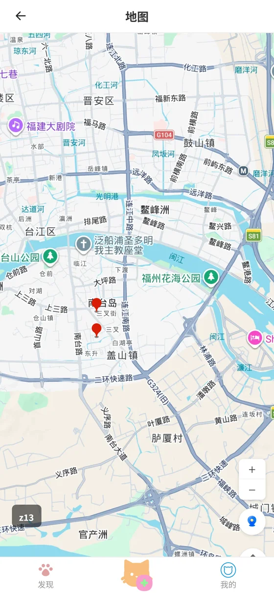地图页